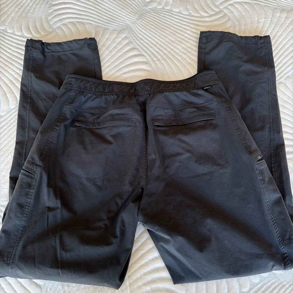 KÜHL Freeflex Dash Pants Women’s M Regular Koal Pull-On UPF 50 Zip Pockets - Picture 3 of 10